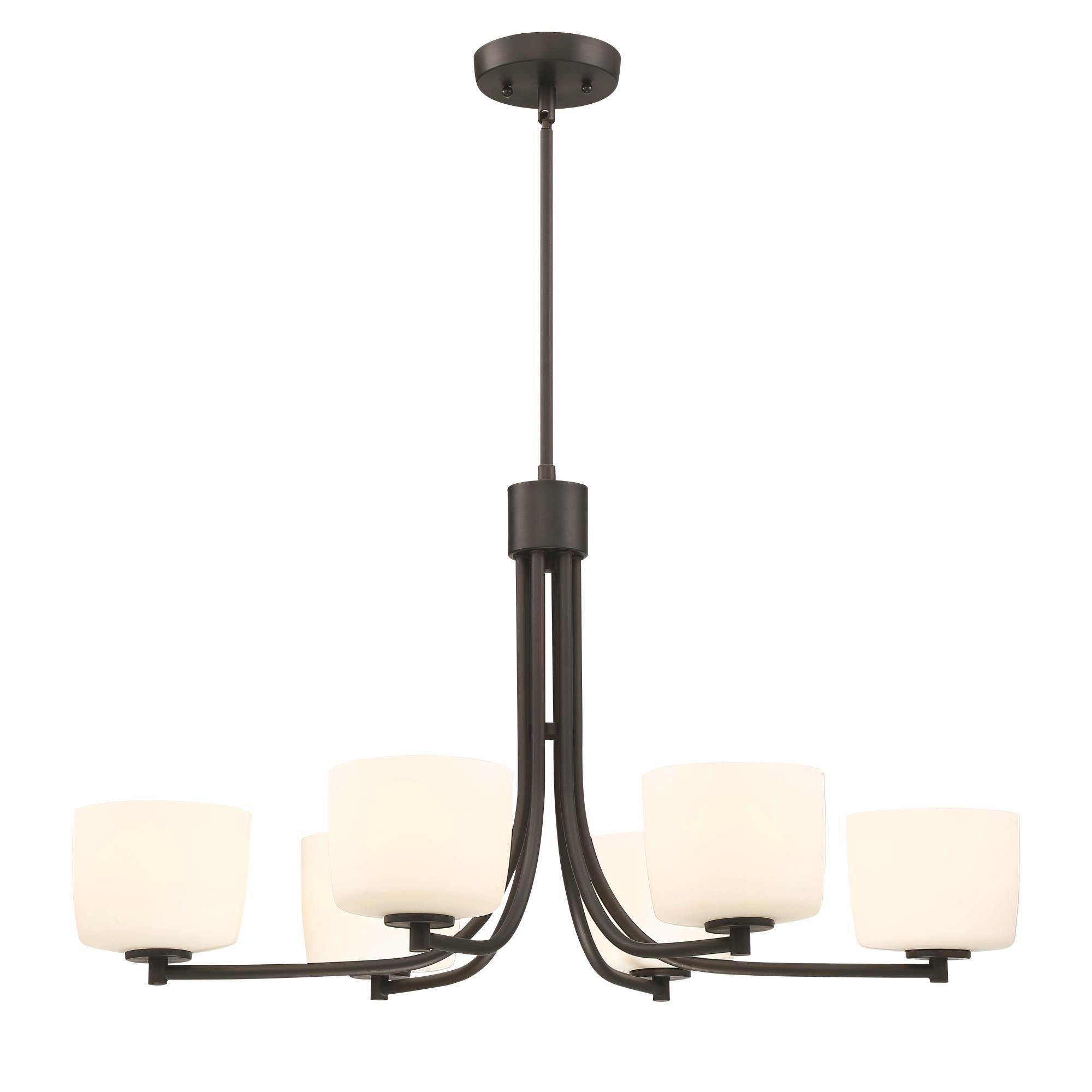 Clarendon 18 Inch 6 Light Linear Suspension Light by Craftmade